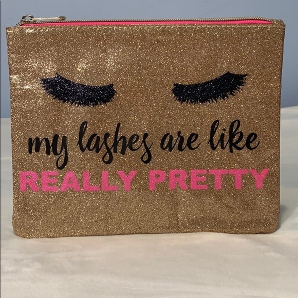 My Lashes Are Like Really Pretty Cosmetic Clutch